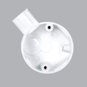 Hộp nối tròn 1 ngăn có nắp ống luồn Cadivi CAE240/16/1 – Ø16mm